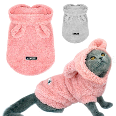 Warm Cat Clothes Winter Pet Puppy